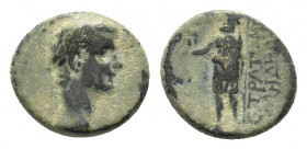 Phrygia, Laodicea ad Lycum. Claudius (?). Æ (16,62 mm, 4,34 g). Magistrate (?). Bare head r. R/ Zeus Laodiceus standing l., holding eagle and scepter....