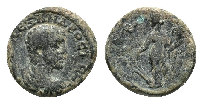 Pamphylia, Perge. Severus Alexander as Caesar (AD 221-222). Æ (17,11 mm, 5,48 g)...