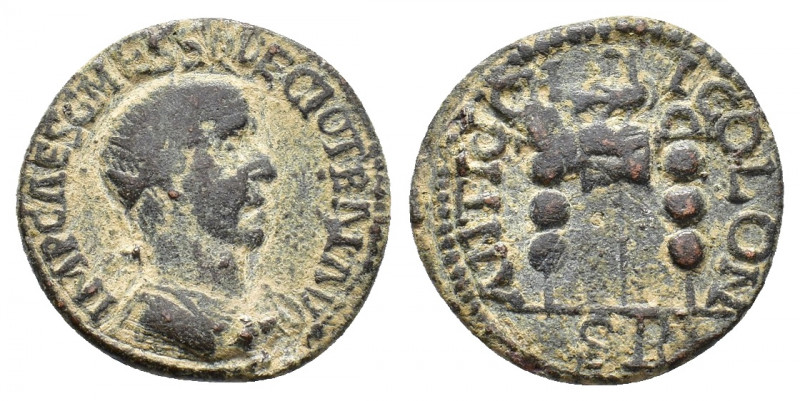 Pisidia, Antioch. Trajan Decius (AD 249-251). Æ (23,52 mm, 6,13 g). Radiate and ...