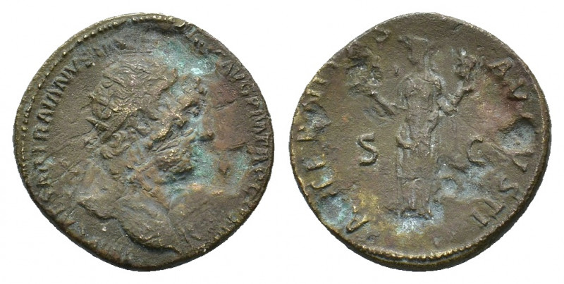 Hadrian (AD 117-138). Æ Dupondius (26,02 mm, 10,88 g). Rome, AD 120-121. IMP CAE...