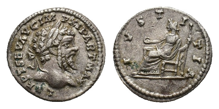 Septimius Severus (AD 193-211). AR Denarius (18,67 mm, 2,67 g). Laodicea ad Mare...