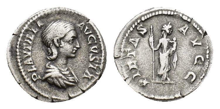 Plautilla (Augusta, 202-205). AR Denarius (19,01 mm, 3,49 g). Rome, AD 202-205. ...