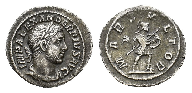 Severus Alexander (AD 222-235). AR Denarius (20,18 mm, 2,42 g). Rome, AD 231-235...