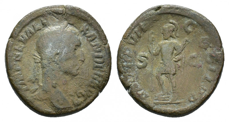 Severus Alexander (AD 222-235). Æ Sestertius (29,27 mm, 21,60 g). Rome, AD 228. ...