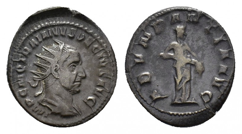 Trajan Decius (AD 249-251). AR Antoninianus (20,85 mm, 3,90 g), Rome. Radiate an...