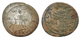 Gallienus (AD 253-268). BI Antoninianus (21,91 mm, 3,74 g). Asian mint, AD 267; Radiate and cuirassed bust r. R/ Mercury standing l., holding purse an...
