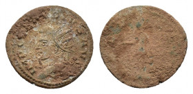 Claudius II Gothicus (268-270). Æ Antoninianus (20,04 mm, 3,43 g). Antioch. Radiate head l. Aequitas (?) standing l. RIC 197 (?). Fair.