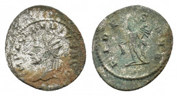 Claudius II Gothicus (268-270). BI Antoninianus (20,51 mm, 3,15 g). Antioch, AD 268-269. Radiate, draped and cuirassed bust r. R/ Mercury standing l.,...