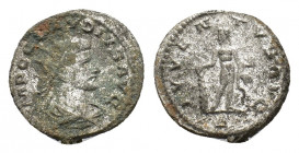 Claudius II Gothicus (268-270). BI Antoninianus (19,79 mm, 4,13 g). Antioch, AD 268. Radiate, draped, and cuirassed bust r. R/ Hercules standing facin...