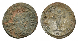 Claudius II Gothicus (268-270). BI Antoninianus (19,57 mm, 3,52 g). Antioch, . Radiate and draped bust r. R/ Neptune standing l., holding dolphin and ...