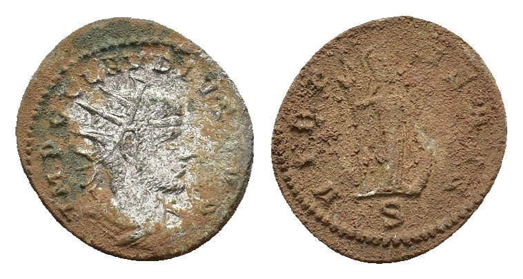 Claudius II Gothicus (268-270). BI Antoninianus (19,18 mm, 2,94 g), Antioch, AD ...