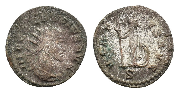 Claudius II Gothicus (268-270). BI Antoninianus (18,09 mm, 2,98 g), Antioch, AD ...
