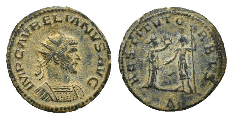 Aurelian (270-275). Æ Antoninianus (21,96 mm, 3,55 g). Cyzicus, AD 272-274. Radi...