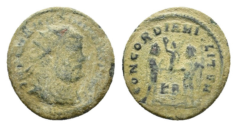 Maximianus (286-305). Æ Follis (21,41 mm, 3,34 g). Cyzicus, AD 295-299. Radiate,...