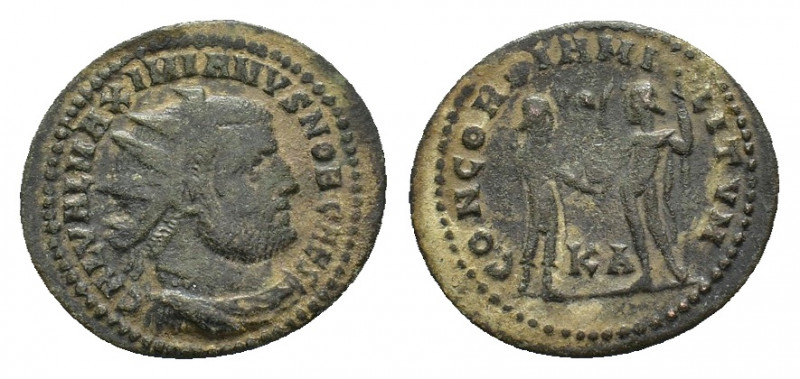 Galerius (Caesar, 293-305). Æ Radiate fraction (21,03 mm, 2,90 g). Cyzicus, AD 2...