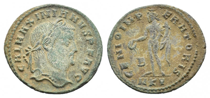 Galerius (305-311). Æ Follis (25,98 mm, 5,80 g). Cyzicus, AD 310-311. Laureate h...