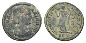 Galeria Valeria (Augusta, 293(?)-311). AE follis (24,81 mm, 6,81 g). Antioch mint, AD 308. Diademed and draped bust r. R/ Venus standing facing, head ...