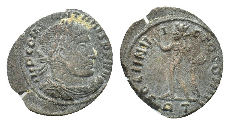 Constantine I (307-337). Æ Follis (20,88 mm, 2,63 g). Ticinum, AD 317. Laureate,...