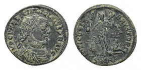 Licinius I (308-324). Ӕ Antoninianus (18,95 mm, 3,01 g). Nicomedia, AD 321-324. Radiate, draped and cuirassed bust r. R/ Jupiter standing l., holding ...