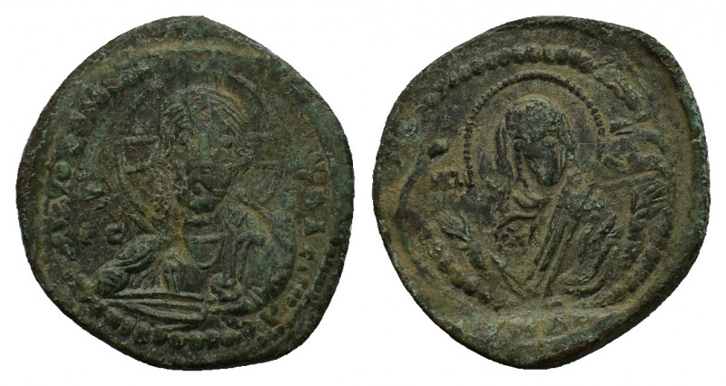 Anonymous. Time of Romanus IV (1068-1071). Æ 40 Nummi (28,54 mm, 7,62 g). Consta...