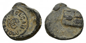 Medieval Pb Seal (21mm, 13.74g). VF