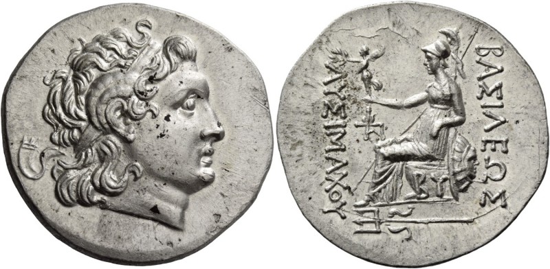 Kingdom of Thrace, Lysimachus, 323 – 281 and posthumous issues. Tetradrachm, Byz...