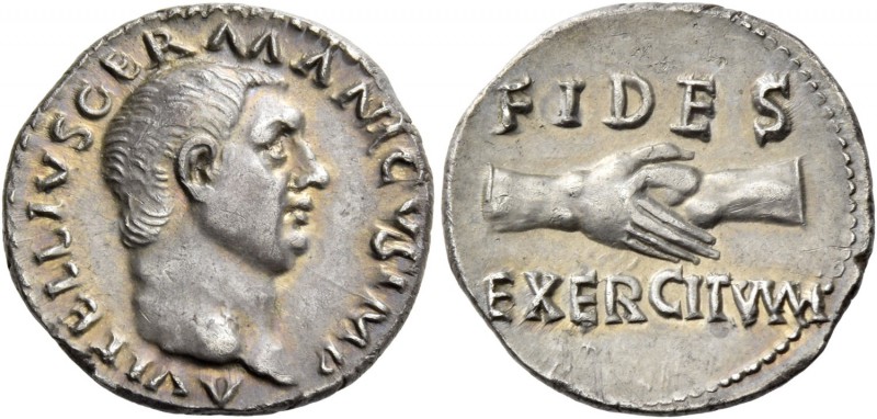 Vitellius, January – December 69. Denarius circa late April-December 69, AR 3.24...
