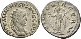 Gallienus, joint reign with Valerian I, 253 – 260. Antoninianus 256-257, AR 3.71 g. IMP GALLIENVS P F AVG GERM Radiate and cuirassed bust r. Rev. VICT...
