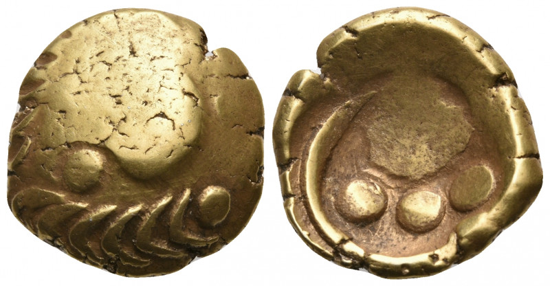 CENTRAL EUROPE, Vindelici. Early 1st century BC. Stater (Gold, 18 mm, 7.48 g), "...