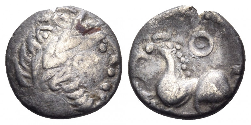 EASTERN CELTS. Late 2nd-early 1st century BC. Drachm (Silver, 13 mm, 2.18 g, 12 ...