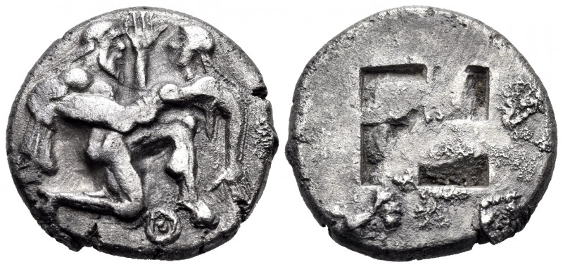 ISLANDS OFF THRACE, Thasos. Circa 480-463 BC. Stater (Silver, 20.5 mm, 8.23 g). ...