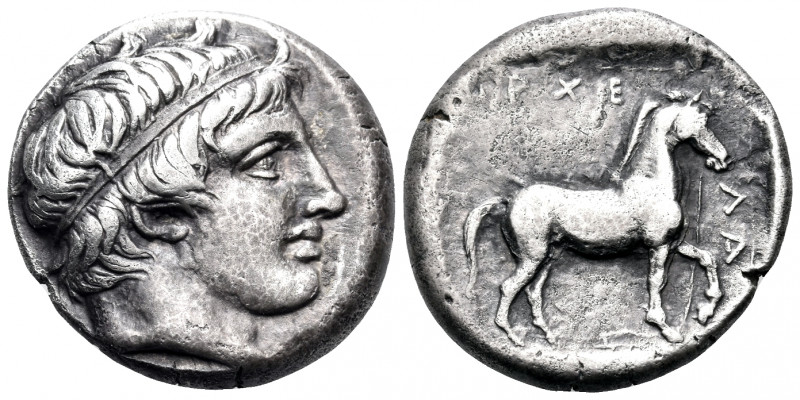 KINGS OF MACEDON. Archelaos, 413-400/399 BC. Stater (Silver, 22 mm, 10.62 g, 12 ...