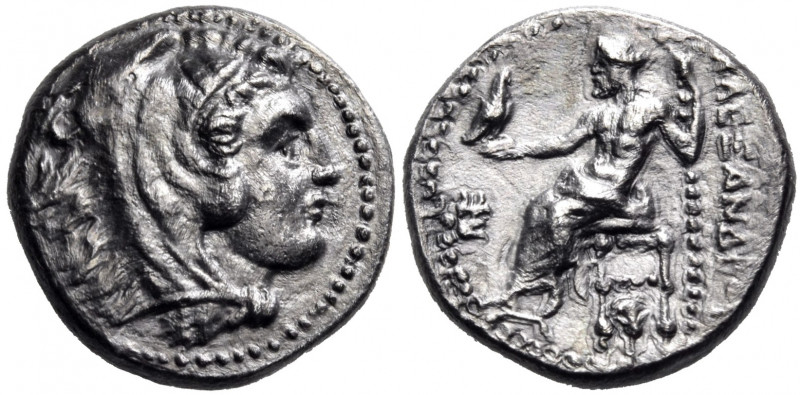KINGS OF MACEDON. Alexander III 'the Great', 336-323 BC. Drachm (Silver, 15 mm, ...