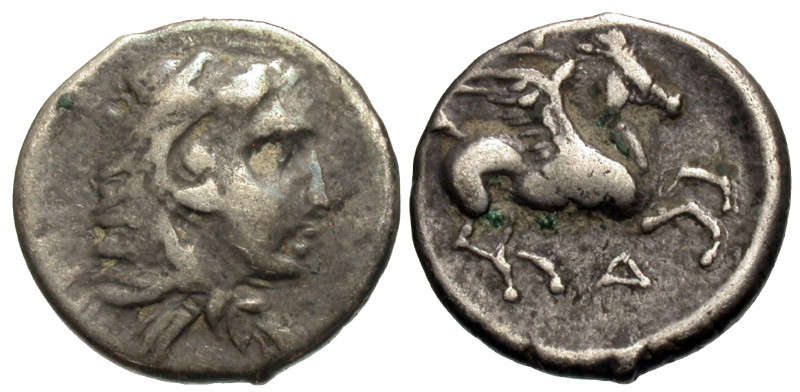 ILLYRIA. Dyrrhachion. Circa 275-270 BC. Quarter Stater (Silver, 15 mm, 2.50 g, 1...