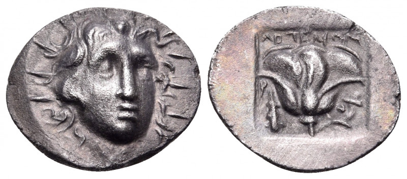 ISLANDS OFF CARIA, Rhodos. Rhodes. Circa 170-150 BC. Hemidrachm (Silver, 14 mm, ...