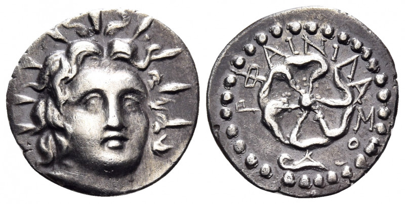 ISLANDS OFF CARIA, Rhodos. Rhodes. Circa 88/42 BC-AD 14. Drachm (Silver, 20 mm, ...