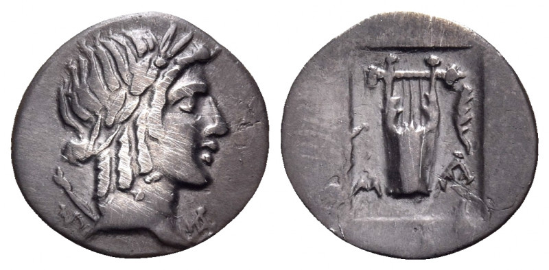 LYCIA, Lycian League. Masikytes. 19/8 BC-AD 43. Hemidrachm (Silver, 15 mm, 1.31 ...