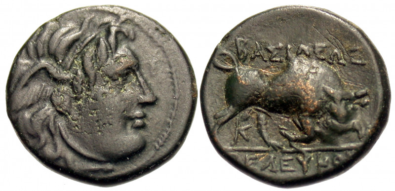 SELEUKID KINGS OF SYRIA. Seleukos I Nikator, 312-281 BC. (Bronze, 14 mm, 2.40 g,...