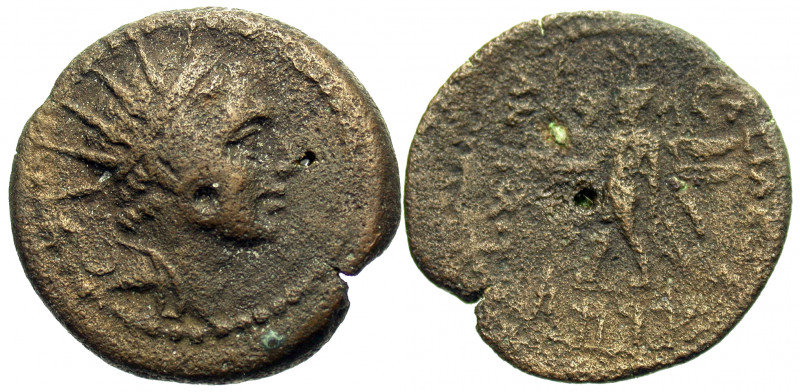 SELEUKID KINGS OF SYRIA. Antiochos IV Epiphanes, 175-164 BC. (Bronze, 21 mm, 5.6...