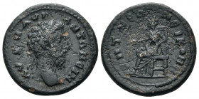 BITHYNIA. Nicomedia. Marcus Aurelius, 161-180. (Bronze, 25 mm, 10.54 g, 1 h). AY K M AYP ANTΩNEIN Laureate head of Marcus Aurelius to right. Rev. ΜΗΤ ...