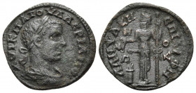 MYSIA. Lampsacus. Valerian, 253-260. (Bronze, 24 mm, 6.74 g, 6 h), Daphnos, magistrate. AVT K Π ΛI OVAΛEPIANOC Laureate, draped, and cuirassed bust of...