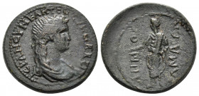 PHRYGIA. Synnada. Pseudo-autonomous issue, 2nd century. (Bronze, 24 mm, 8.97 g, 6 h). ΙEΡΑΝ CΥΝΚΛΗΤΟΝ CΥΝΝΑΔEΙC Diademed and draped bust of the Senate...
