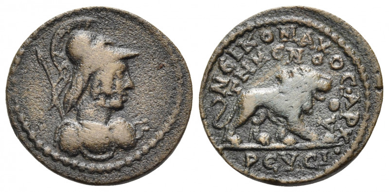 PHRYGIA. Temenothyrae. Pseudo-autonomous issue, time of Philip I, 244-249. 10 As...