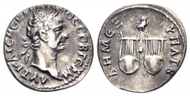 LYCIA. Lycian League. Trajan, 98-117. Drachm (Silver, 18 mm, 3.10 g, 7 h), Probably Rome, but for use in the East, COS II = 98-99. AYT KAIC NEP TPAIA-...