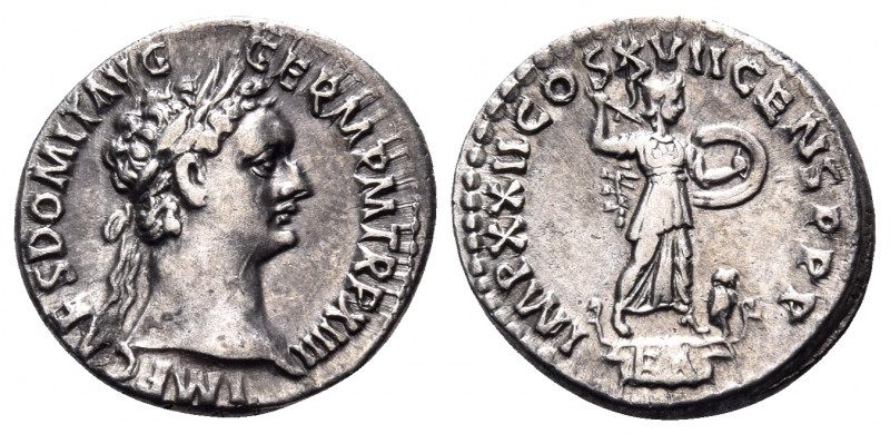 Domitian, 81-96. Denarius (Silver, 18 mm, 3.35 g, 6 h), Rome, 95. IMP CAES DOMIT...