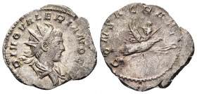 Divus Valerian II, died 258. Antoninianus (Silver, 23.5 mm, 3.30 g, 6 h), Cologne, 258-259. DIVO VALERIANO CAES Radiate, draped and cuirassed bust of ...
