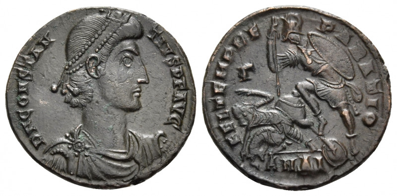 Constantius II, 337-361. Centenionalis (Bronze, 22 mm, 4.60 g, 4 h), Antioch, 14...