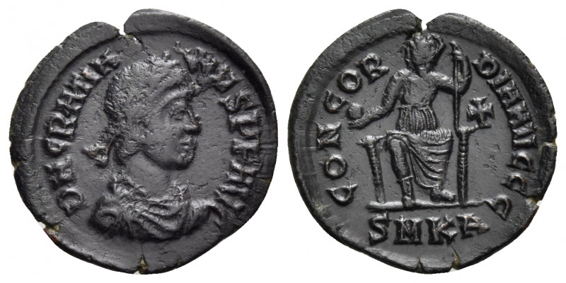 Gratian, 367-383. Follis (Bronze, 19.5 mm, 1.85 g, 1 h), Cyzicus, 1st officina (...