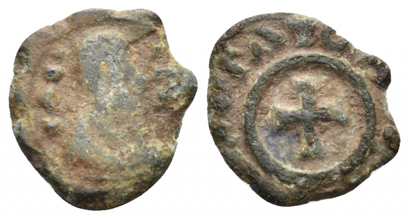 AXUM. Time of Ezanas, Circa 359-380. Lepton (Copper, 12 mm, 0.60 g), Anonymous. ...