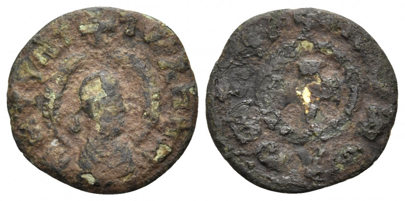 AXUM. MHDYS, Circa 450-460. (Copper, 15 mm, 0.87 g). "MHDYS King of Aksum" (lege...